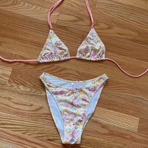 heavy manners “call my name, i’ll be there bikini top & bottom 💐